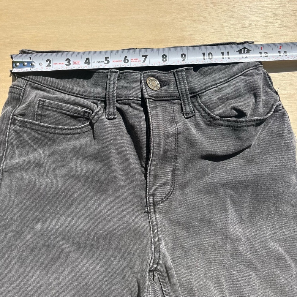 Women’s Size 1 Black High Rise Wide Leg Baggy Jeans SO Goods For Life - Picture 3 of 7